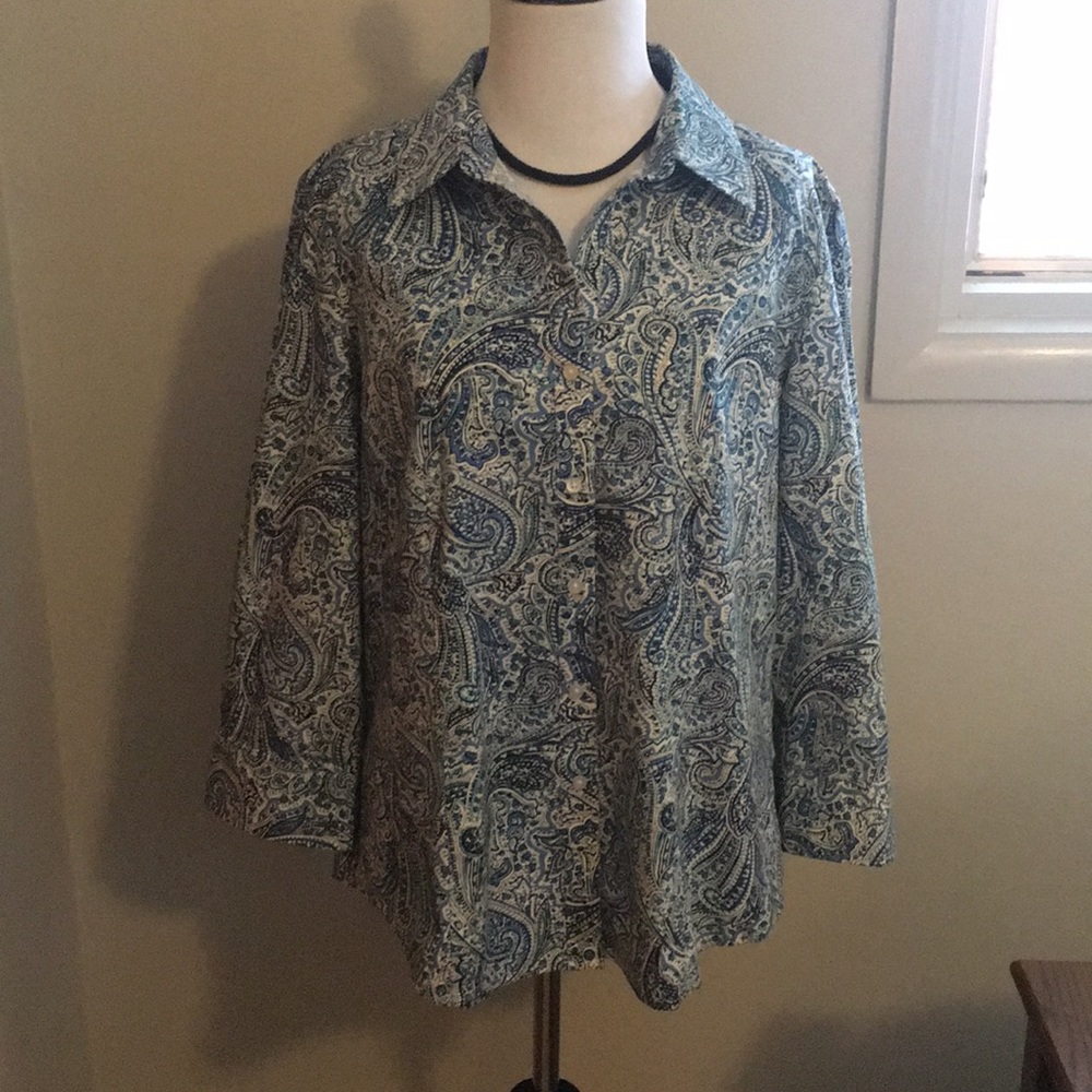 Talbots Button Down Blouse